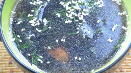 Рецепт холодного супа из морской капусты