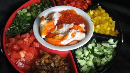 Рецепт холодного супа-пюре авокадо и компания