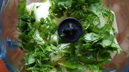 Рецепт холодного супа-пюре из кольраби