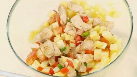 Рецепт холодного супа с курицей