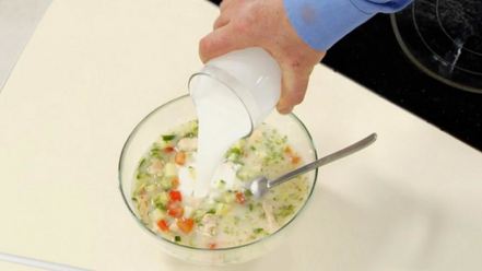 Рецепт холодного супа с курицей