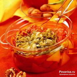 Рецепт Холодного супа с помидорами и грецкими орехами