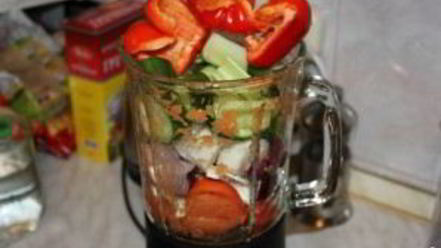 Рецепт холодного томатного супа