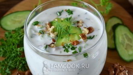 Рецепт супа таратор с йогуртом