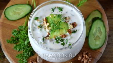 Рецепт супа таратор с йогуртом