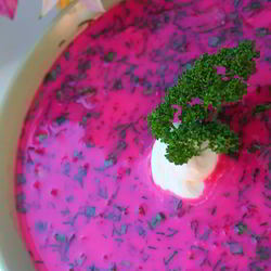 Рецепт Свекольного холодника с закваской