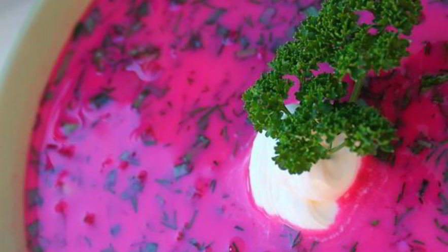 Рецепт свекольного холодника с закваской