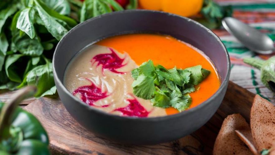 Рецепт крема-супа из баклажанов и перца