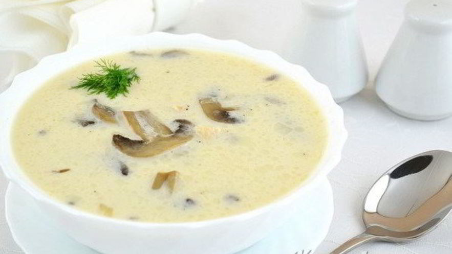 Рецепт крема суп из белых грибов