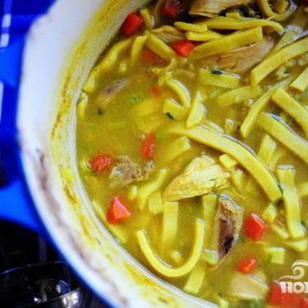 Рецепт Куриного супа с лапшой и сельдереем