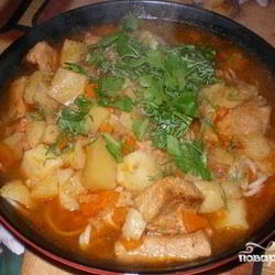 Рецепт Лагмана из курицы в мультиварке