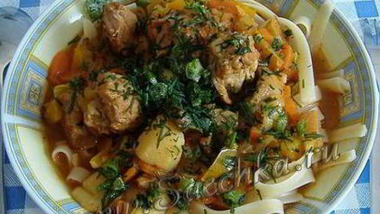 Рецепт Лагмана ленивого