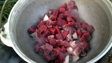 Рецепт лагмана на костре в казане