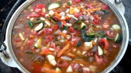 Рецепт лагмана на костре в казане