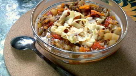 Рецепт лагмана на костре в казане