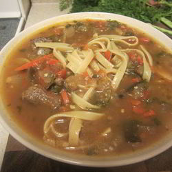 Рецепт Лагмана с баклажанами