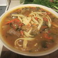 Рецепт Лагмана с баклажанами