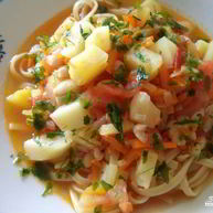 Рецепт Лагмана с фасолью