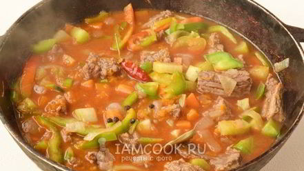 Рецепт лагмана с говядиной