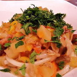 Рецепт Лагмана с кабачками