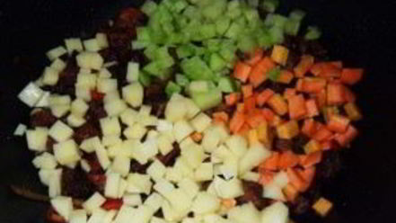 Рецепт лагмана с кабачками