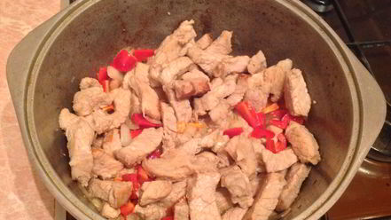 Рецепт лагмана с солеными огурчиками