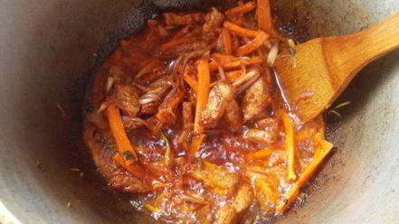 Рецепт лагмана с тянутой лапшой