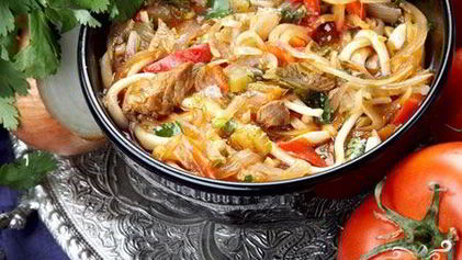 Рецепт Лагмана в горшочках