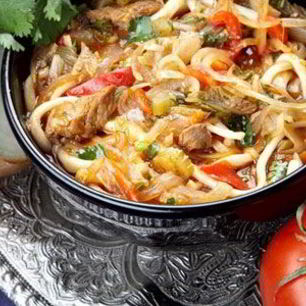 Рецепт Лагмана в горшочках