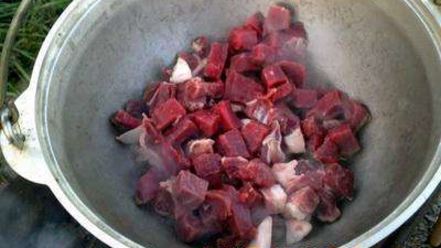 Рецепт лагмана в казане на костре