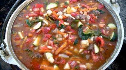 Рецепт лагмана в казане на костре