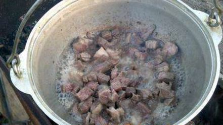 Рецепт лагмана в казане на костре