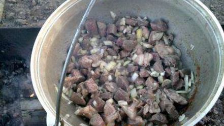 Рецепт лагмана в казане на костре