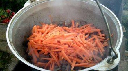 Рецепт лагмана в казане на костре