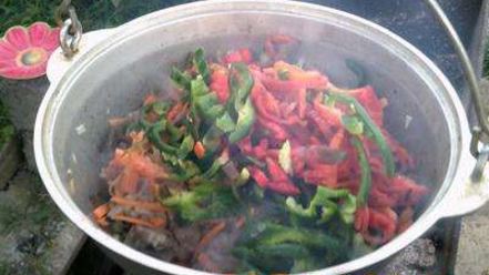 Рецепт лагмана в казане на костре