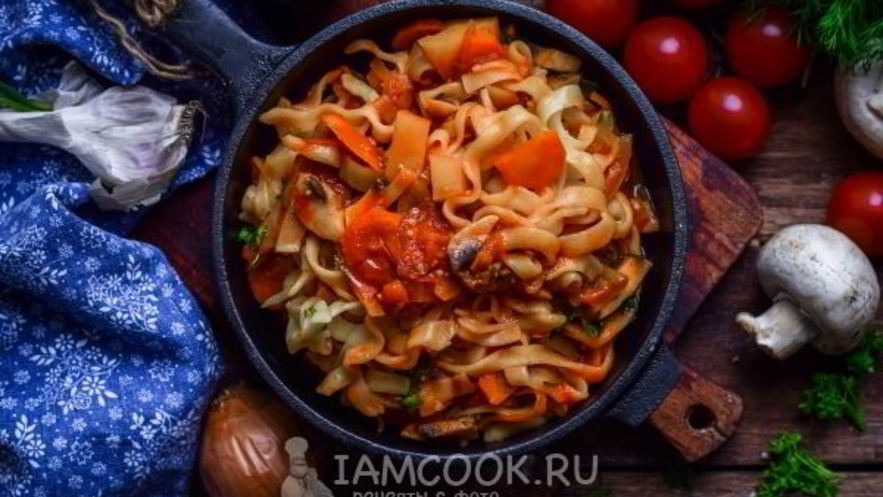 Рецепт постного лагмана