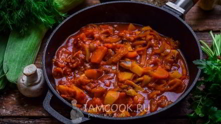 Рецепт постного лагмана