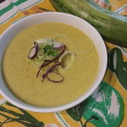 Рецепт Легкого крема-супа из кабачков с карри