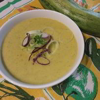 Рецепт Легкого крема-супа из кабачков с карри