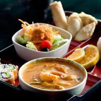 Рецепт Мисо-супа с лососем и лапшой