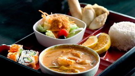 Рецепт Мисо-супа с лососем и лапшой