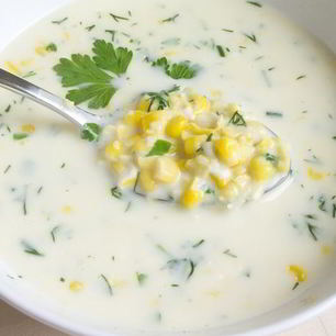 Рецепт Гуджи — узбекского молочного кукурузного супа