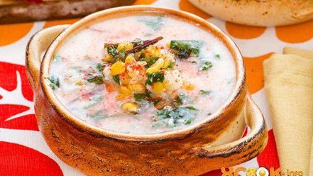 Рецепт кисломолочного супа со свекольной ботвой сарнапур