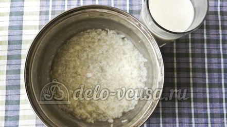 Рецепт молочного рисового супа