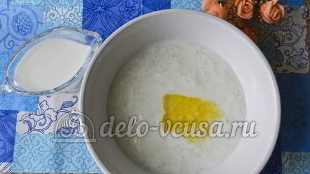 Рецепт молочного рисового супа