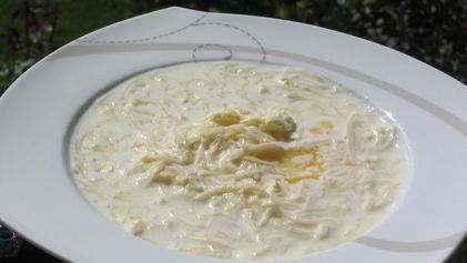 Рецепт Молочного супа-лапши