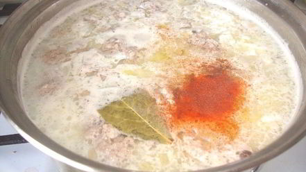 Рецепт молочного супа с фрикадельками