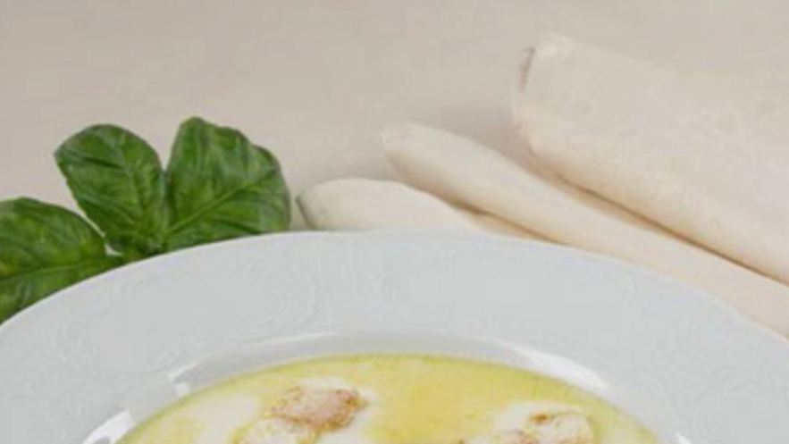 Рецепт молочного супа с гренками