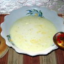 Молочный суп с картофелем