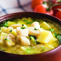 Молочный суп с клецками